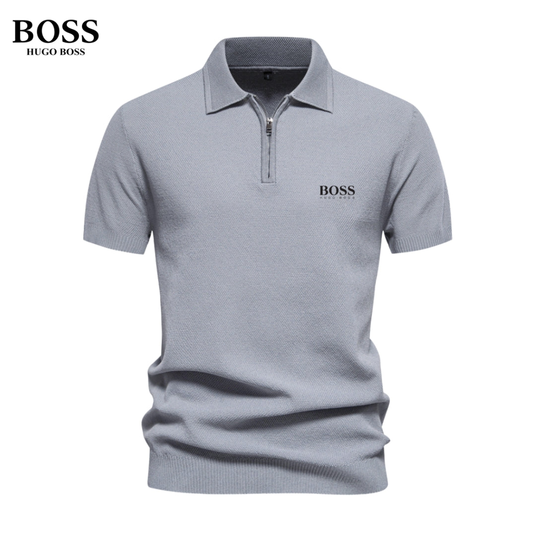 (1+1 Gratis) Stack® | Heren Half Zip Poloshirt