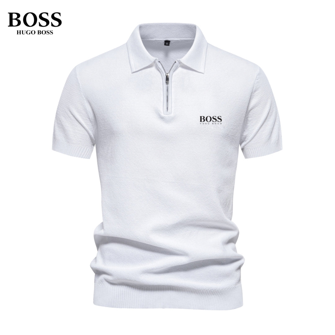 (1+1 Gratis) Stack® | Heren Half Zip Poloshirt