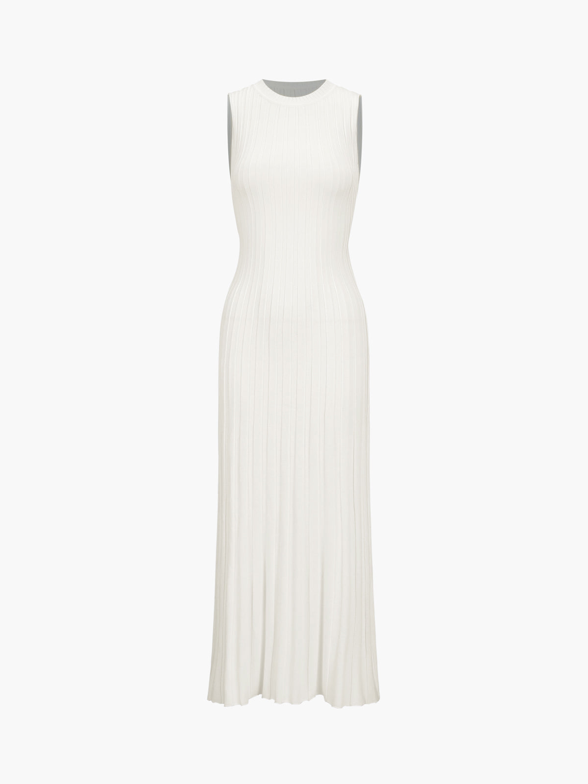 Camille Gebreide Plooi Maxi Dress