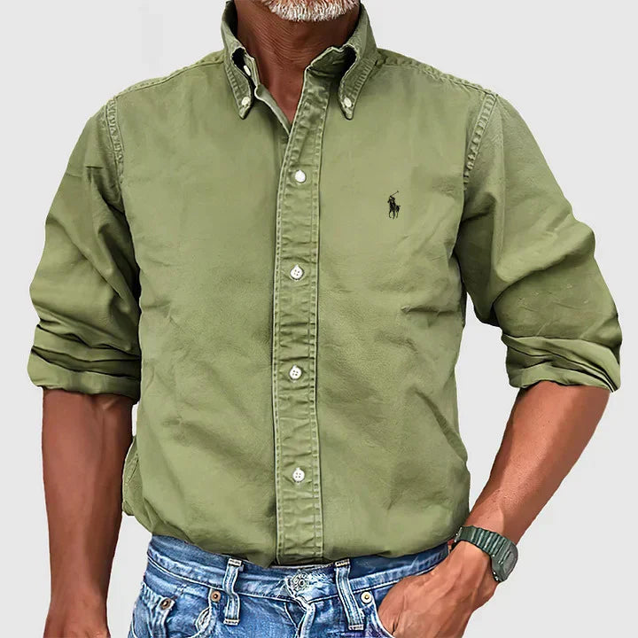 Mike® | Men's Casual Long Sleeve Shirt